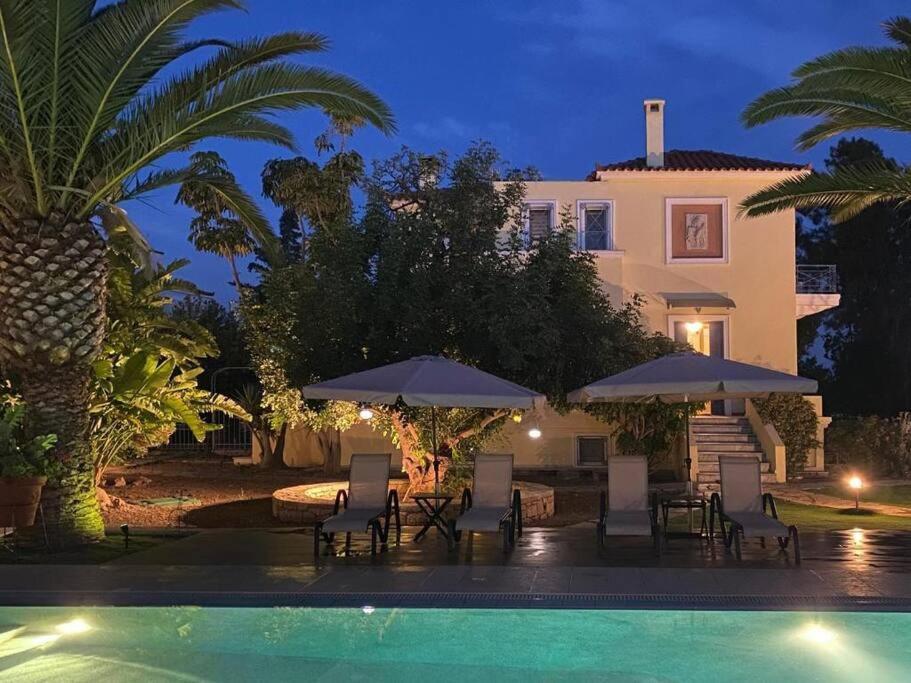 Villa Elmar Aegina Экстерьер фото